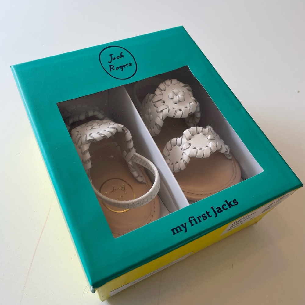 NIB Jack Rogers— my first Jacks! Size 4